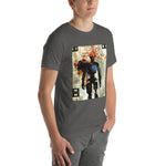 Load image into Gallery viewer, Glitchy Orange Wire Head Guy Tee (Unisex)
