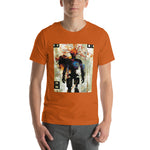 Load image into Gallery viewer, Glitchy Orange Wire Head Guy Tee (Unisex)
