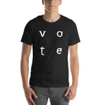 Load image into Gallery viewer, V O T E // unisex short-sleeve tee
