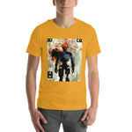 Load image into Gallery viewer, Glitchy Orange Wire Head Guy Tee (Unisex)
