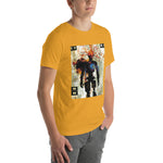 Load image into Gallery viewer, Glitchy Orange Wire Head Guy Tee (Unisex)

