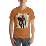 Load image into Gallery viewer, Glitchy Orange Wire Head Guy Tee (Unisex)

