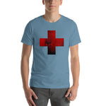 Load image into Gallery viewer, [red] cross // unisex short-sleeve tee
