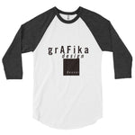 Load image into Gallery viewer, grAFika // unisex 3/4 sleeve raglan shirt
