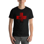 Load image into Gallery viewer, [red] cross // unisex short-sleeve tee
