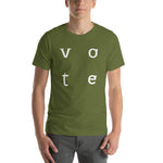 Load image into Gallery viewer, V O T E // unisex short-sleeve tee

