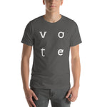 Load image into Gallery viewer, V O T E // unisex short-sleeve tee
