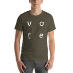 Load image into Gallery viewer, V O T E // unisex short-sleeve tee
