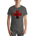 Load image into Gallery viewer, [red] cross // unisex short-sleeve tee
