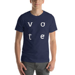 Load image into Gallery viewer, V O T E // unisex short-sleeve tee
