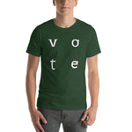 Load image into Gallery viewer, V O T E // unisex short-sleeve tee
