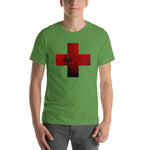 Load image into Gallery viewer, [red] cross // unisex short-sleeve tee

