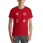 Load image into Gallery viewer, V O T E // unisex short-sleeve tee
