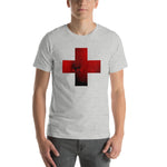 Load image into Gallery viewer, [red] cross // unisex short-sleeve tee
