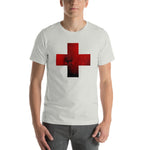 Load image into Gallery viewer, [red] cross // unisex short-sleeve tee
