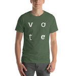Load image into Gallery viewer, V O T E // unisex short-sleeve tee
