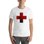 Load image into Gallery viewer, [red] cross // unisex short-sleeve tee
