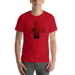 Load image into Gallery viewer, [red] cross // unisex short-sleeve tee
